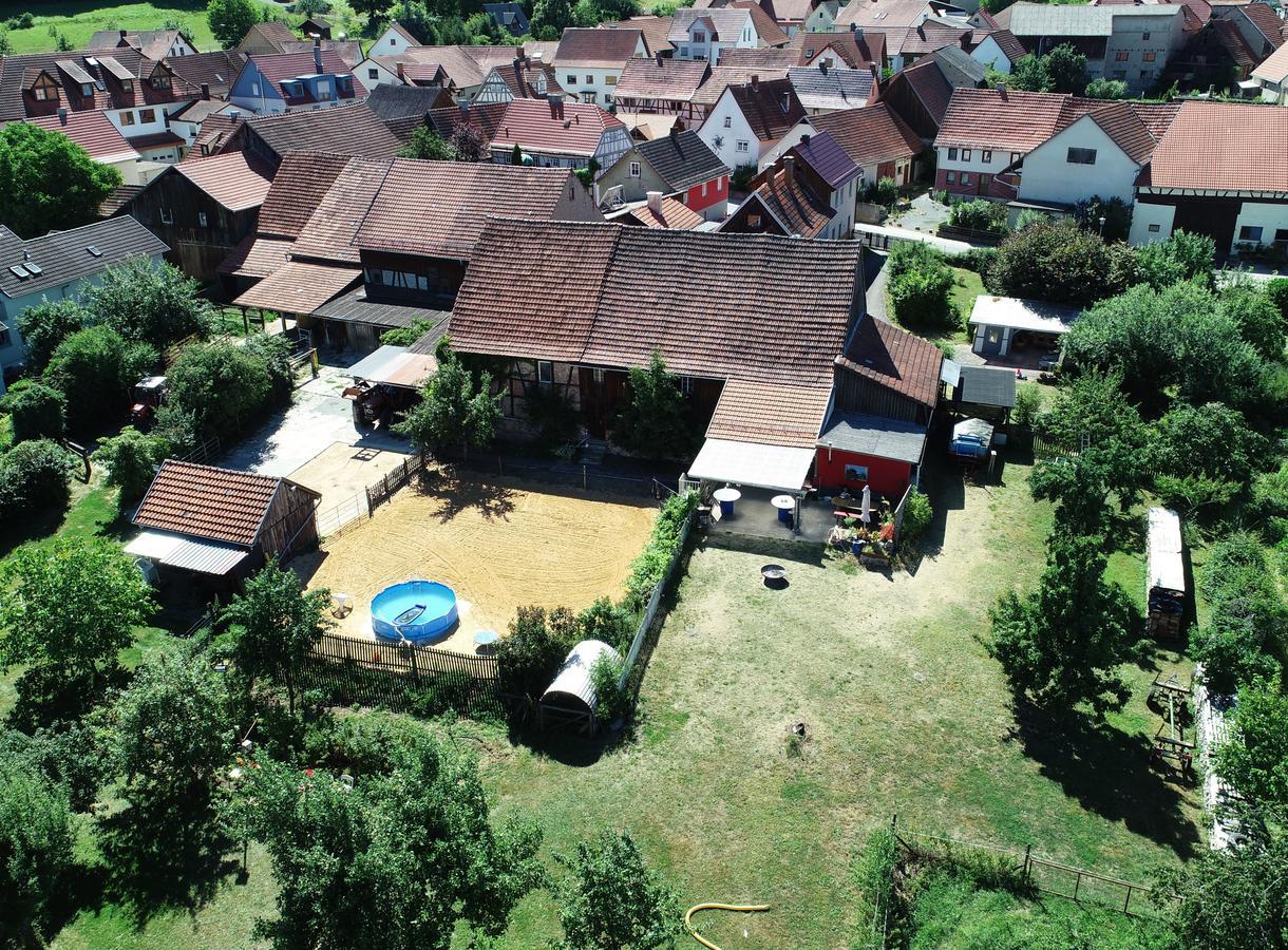 Ferienhaus Am Eisgraben Hausen  Buitenkant foto
